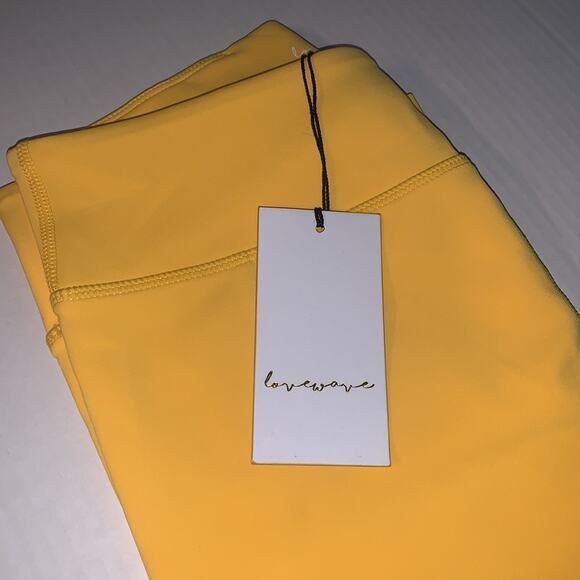 REVOLVE X LOVEWAVE Luka Leggings. Medium. Yellow. - Picture 4 of 10